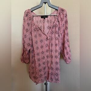 Fred David Rayon Blend Top Size 1X